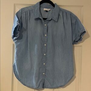 Button down shirt top